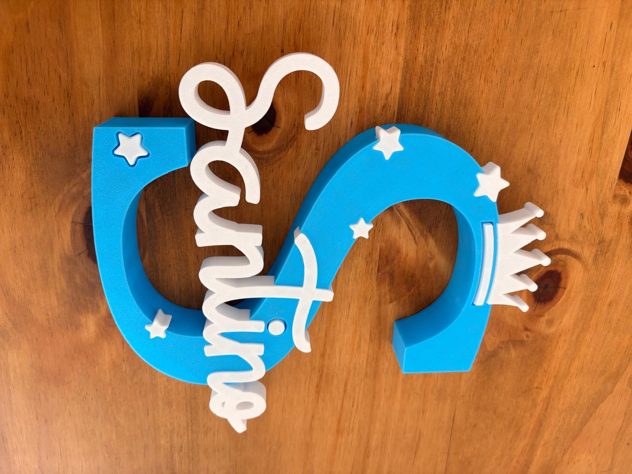 Pieza impresa en 3D personalizada